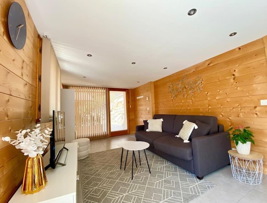 Androsace Appartement Dans Chalet Bois Avec Jacuzzi Privatif Terrasse Et Vue Montagne Les Villards-sur-Thones Экстерьер фото